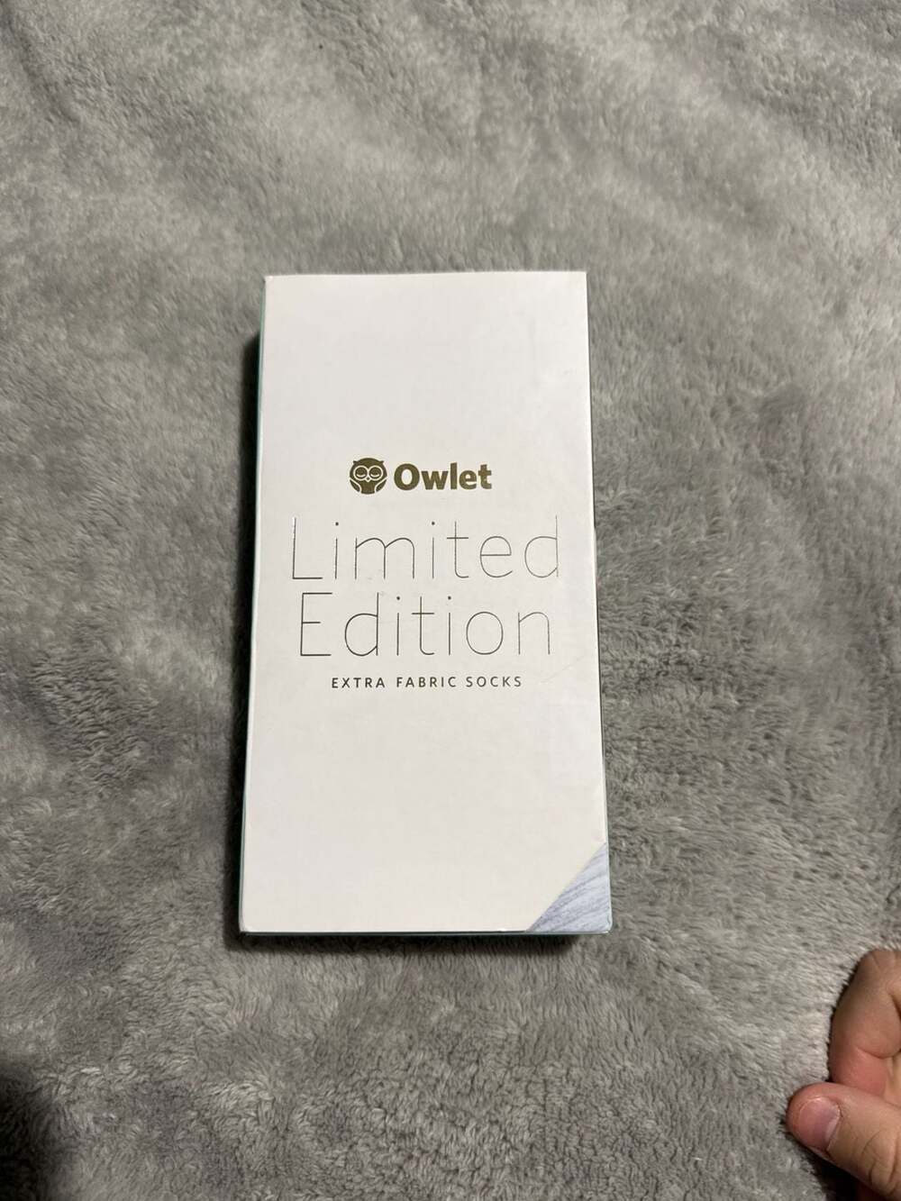 Owlet Limited Edition Extra Fabric Socks Yellow Pattern Size 1 & 2 for Smart Soc